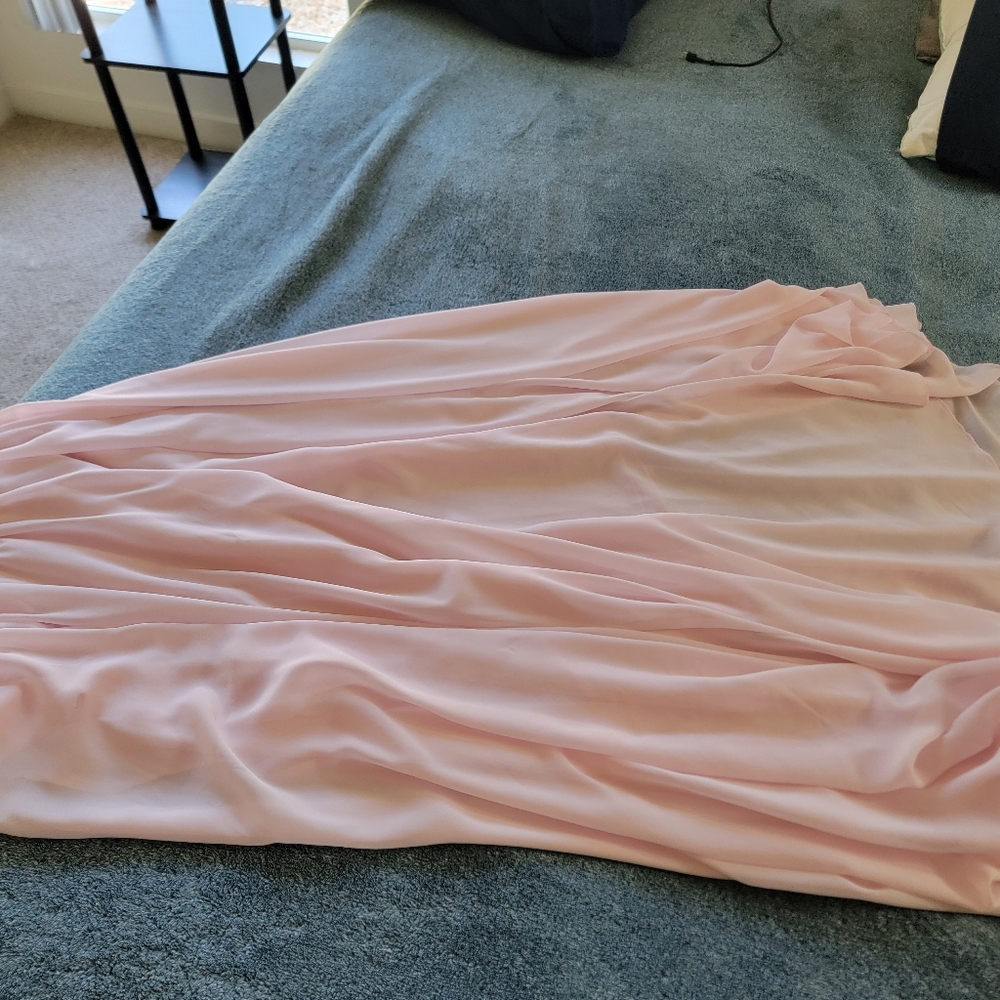 Elegant Pink Maxi Skirt - Picture 4 of 4